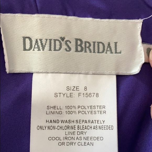 NWT David’s Bridal High-Low Dress - Picture 4 of 5